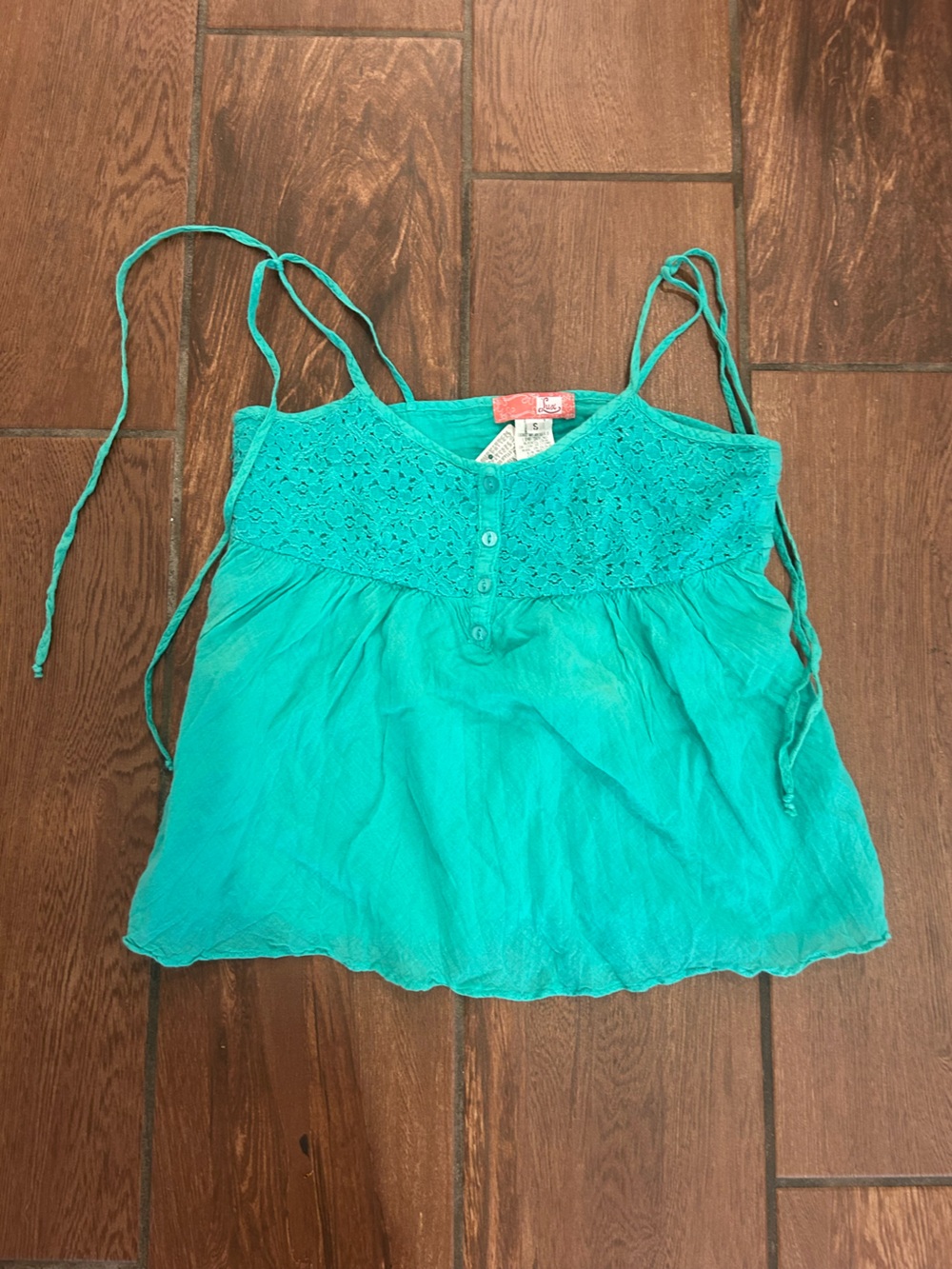 BNWT Lux urban outfitters size S green y2k top